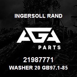 21987771 Ingersoll Rand WASHER 20 GB97.1-85 | AGA Parts