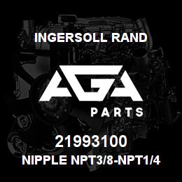 21993100 Ingersoll Rand NIPPLE NPT3/8-NPT1/4 | AGA Parts
