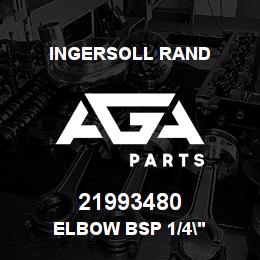 21993480 Ingersoll Rand ELBOW BSP 1/4" | AGA Parts