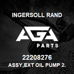 22208276 Ingersoll Rand ASSY,EXT OIL PUMP 2.0HP CD26 | AGA Parts