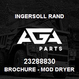 23288830 Ingersoll Rand BROCHURE - MOD DRYER TZM SPANISH | AGA Parts