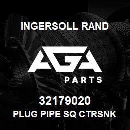 32179020 Ingersoll Rand PLUG PIPE SQ CTRSNK 1/2Z | AGA Parts