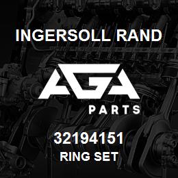 32194151 Ingersoll Rand RING SET | AGA Parts