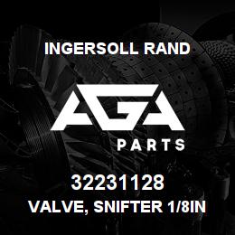 32231128 Ingersoll Rand VALVE, SNIFTER 1/8IN NPT SCHRADER VALVE | AGA Parts