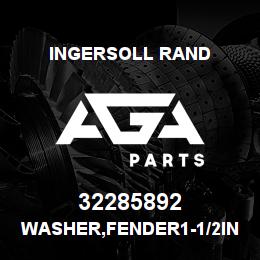 32285892 Ingersoll Rand WASHER,FENDER1-1/2IN OD. 13/32 ID X .115 THK ZINC | AGA Parts