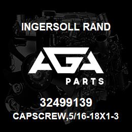 32499139 Ingersoll Rand CAPSCREW,5/16-18X1-3/4IN SERRATED HEAD ZINC PLATE | AGA Parts