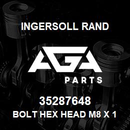 35287648 Ingersoll Rand BOLT HEX HEAD M8 X 16MM U2 PKG | AGA Parts