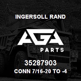 35287903 Ingersoll Rand CONN 7/16-20 TO -4 | AGA Parts