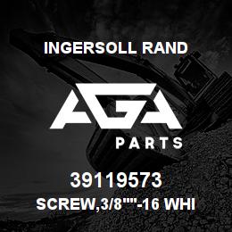 39119573 Ingersoll Rand SCREW,3/8''-16 WHIZ-LOCK FLG'D - 1.75"LONG | AGA Parts