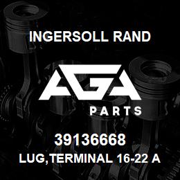 39136668 Ingersoll Rand LUG,TERMINAL 16-22 AWG - #6 STUD FORK | AGA Parts