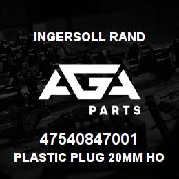 47540847001 Ingersoll Rand PLASTIC PLUG 20MM HOLE/1.5MM THICK WALL | AGA Parts