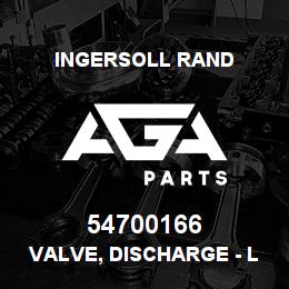 54700166 Ingersoll Rand VALVE, DISCHARGE - L.P. | AGA Parts