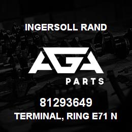 81293649 Ingersoll Rand TERMINAL, RING E71 NON-INSULATED | AGA Parts