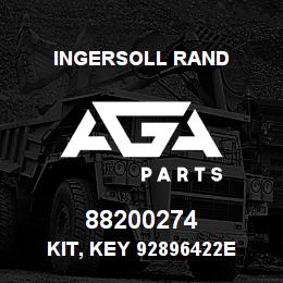 88200274 Ingersoll Rand KIT, KEY 92896422E | AGA Parts