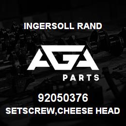92050376 Ingersoll Rand SETSCREW,CHEESE HEAD M4X16LG - M4X16MM | AGA Parts