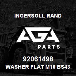 92061498 Ingersoll Rand WASHER FLAT M10 BS4320 | AGA Parts