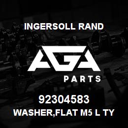 92304583 Ingersoll Rand WASHER,FLAT M5 L TY C H/GAUGE - M5 | AGA Parts
