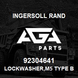 92304641 Ingersoll Rand LOCKWASHER,M5 TYPE B RECT SECT | AGA Parts