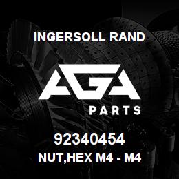 92340454 Ingersoll Rand NUT,HEX M4 - M4 | AGA Parts