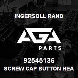 92545136 Ingersoll Rand SCREW CAP BUTTON HEAD M8 * 16 MM LONG | AGA Parts