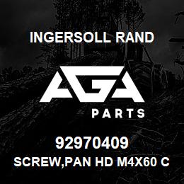 92970409 Ingersoll Rand SCREW,PAN HD M4X60 CROSS RECES | AGA Parts