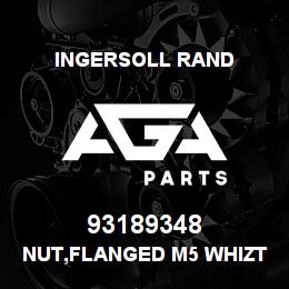 93189348 Ingersoll Rand NUT,FLANGED M5 WHIZTITE | AGA Parts