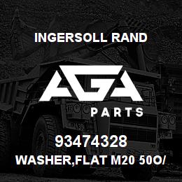 93474328 Ingersoll Rand WASHER,FLAT M20 50O/D X 6 THK - M150 TEFV | AGA Parts