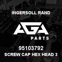 95103792 Ingersoll Rand SCREW CAP HEX HEAD 3/8 X 1.5 " LG GRADE 5 | AGA Parts
