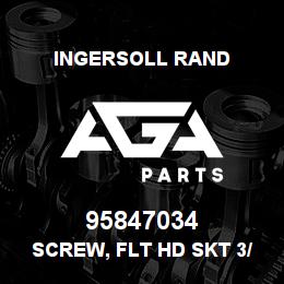 95847034 Ingersoll Rand SCREW, FLT HD SKT 3/8-16 X 2 139A2A206 BLK. | AGA Parts