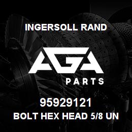 95929121 Ingersoll Rand BOLT HEX HEAD 5/8 UNC X 3.5LG ZNC PLT | AGA Parts