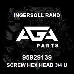 95929139 Ingersoll Rand SCREW HEX HEAD 3/4 UNC X 4.5LG PLATED | AGA Parts