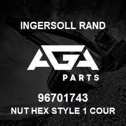 96701743 Ingersoll Rand NUT HEX STYLE 1 COURSE THREAD M12 | AGA Parts