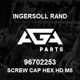 96702253 Ingersoll Rand SCREW CAP HEX HD M8 X 25 5 HP SS | AGA Parts