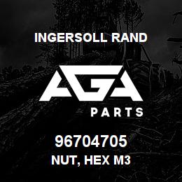 96704705 Ingersoll Rand NUT, HEX M3 | AGA Parts