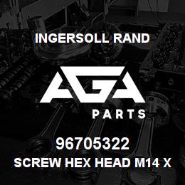 96705322 Ingersoll Rand SCREW HEX HEAD M14 X 45 LONG | AGA Parts