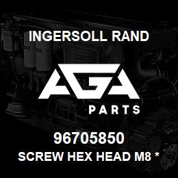 96705850 Ingersoll Rand SCREW HEX HEAD M8 * 16 MM LONG | AGA Parts