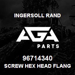 96714340 Ingersoll Rand SCREW HEX HEAD FLANGE M6 X 25.0 LONG | AGA Parts