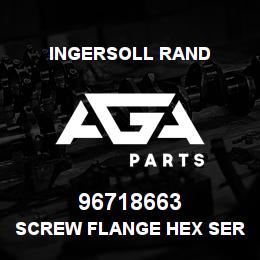 96718663 Ingersoll Rand SCREW FLANGE HEX SERRATED M10* 30LG | AGA Parts