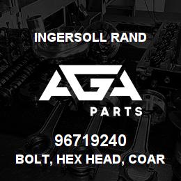 96719240 Ingersoll Rand BOLT, HEX HEAD, COARSE THREAD | AGA Parts