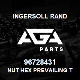 96728431 Ingersoll Rand NUT HEX PREVAILING TORQUE STYLE 2 INSERT M8 | AGA Parts