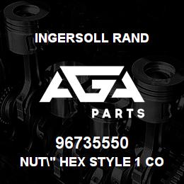 96735550 Ingersoll Rand NUT" HEX STYLE 1 COURSE THD M10-1.50 | AGA Parts