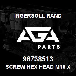 96738513 Ingersoll Rand SCREW HEX HEAD M16 X 45 ZINC PLTD | AGA Parts
