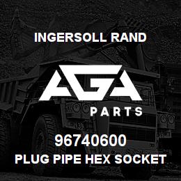 96740600 Ingersoll Rand PLUG PIPE HEX SOCKET M12 *1.5 W/O SEAL RING | AGA Parts