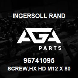 96741095 Ingersoll Rand SCREW,HX HD M12 X 80 - 34M2AB471M3 | AGA Parts