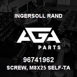 96741962 Ingersoll Rand SCREW, M8X25 SELF-TAP | AGA Parts