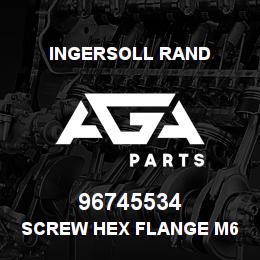 96745534 Ingersoll Rand SCREW HEX FLANGE M6 X 35LG | AGA Parts