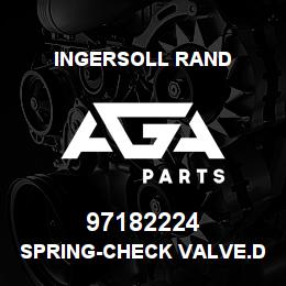 97182224 Ingersoll Rand SPRING-CHECK VALVE.DAC-182-1 | AGA Parts