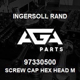 97330500 Ingersoll Rand SCREW CAP HEX HEAD M6 X 14 SS 3HP | AGA Parts