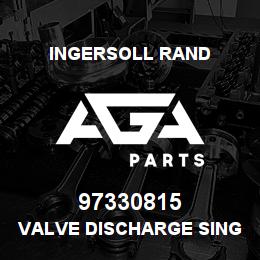 97330815 Ingersoll Rand VALVE DISCHARGE SINGLE STAGE 3HP | AGA Parts