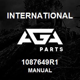 1087649R1 International MANUAL | AGA Parts